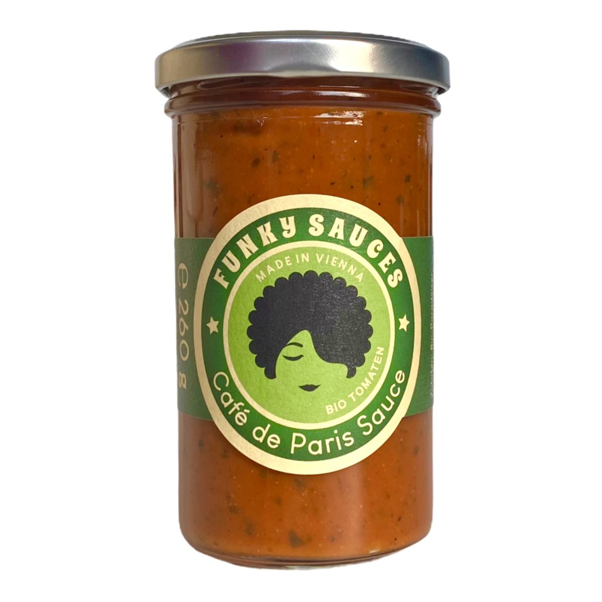 Cafe de Paris Sauce mit Bio Tomaten – Funky Sauces | Made in Vienna