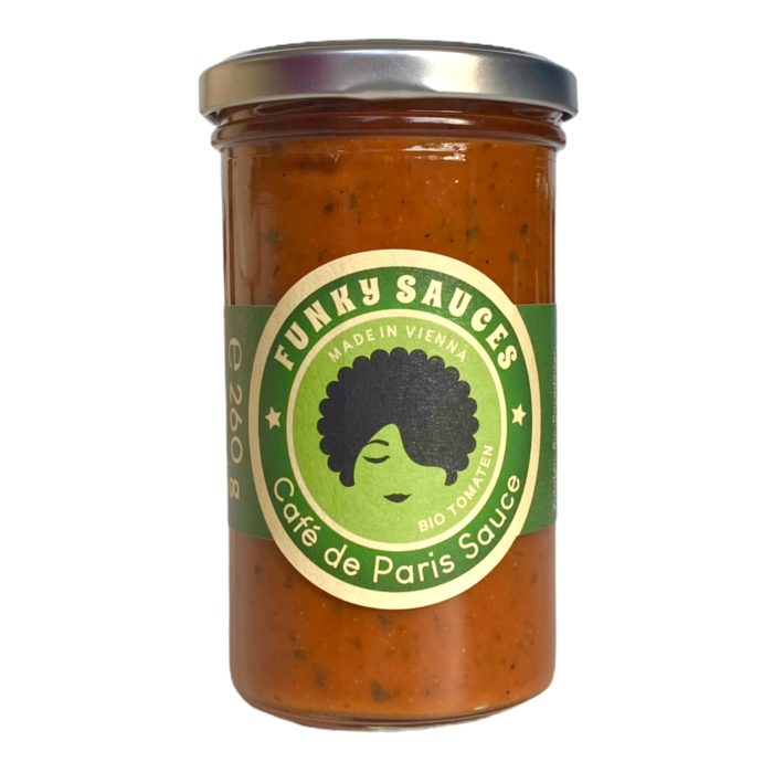 Cafe de Paris Sauce mit Bio Tomaten